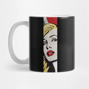 Pop Art American Blonde Mug